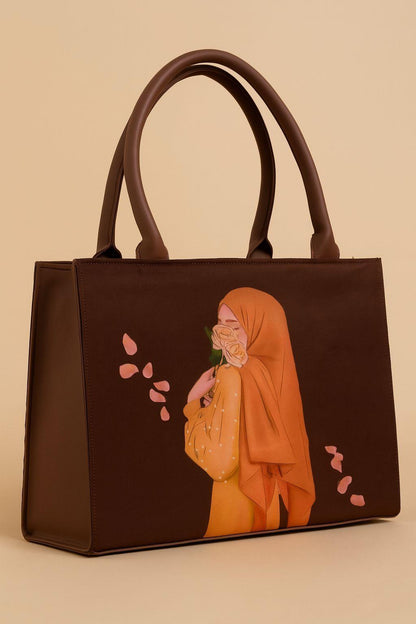 Hijab girl bag