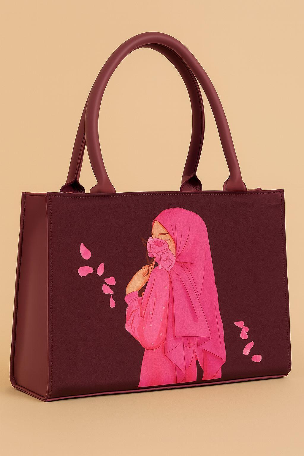 Hijab girl bag
