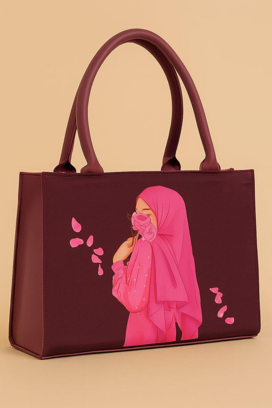 Hijab girl bag