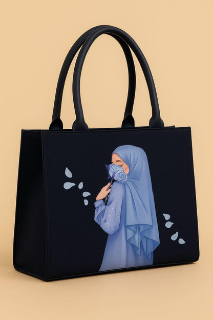 Hijab girl bag