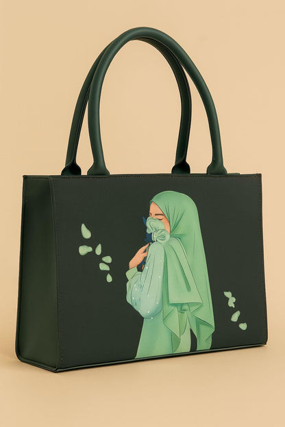 Hijab girl bag