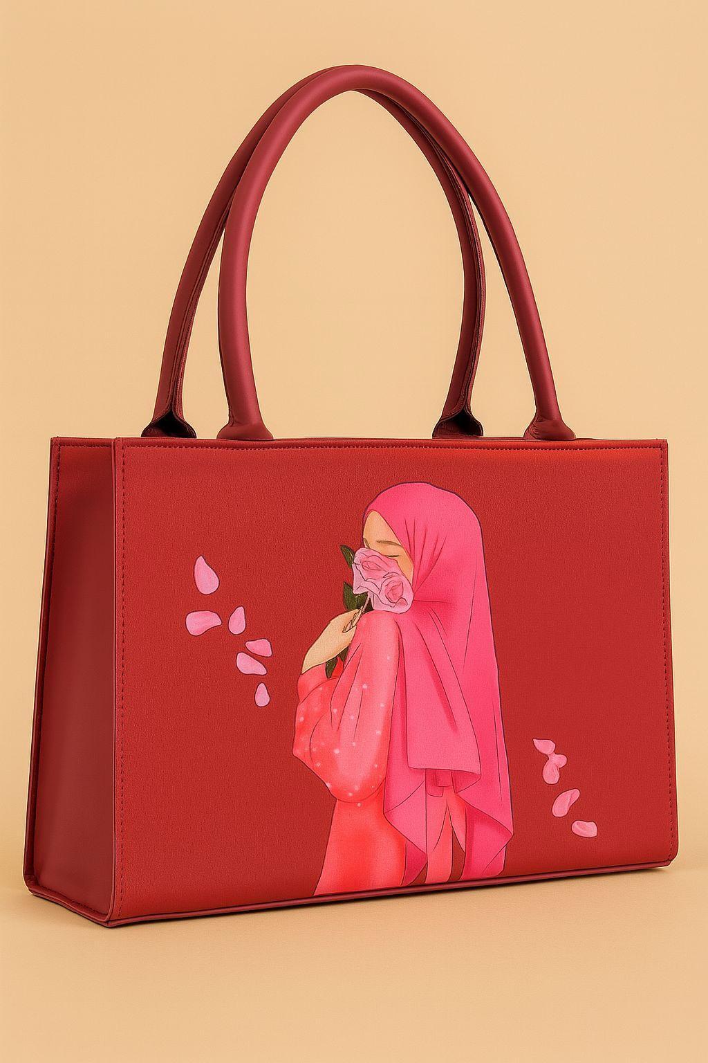 Hijab girl bag